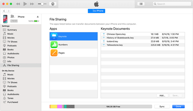 通過iTunes將PDF傳輸到iPad