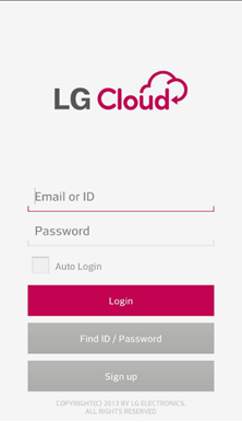 使用 LG Cloud 傳輸 LG 文件