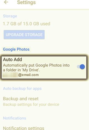 使用 Google 相冊將照片從 Android 傳輸到 Android