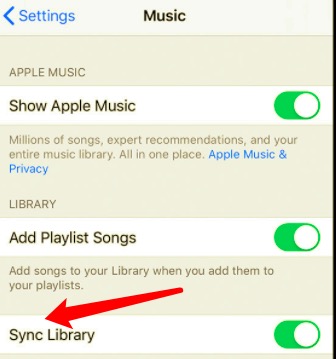 同步庫以將 iPhone 音樂傳輸到 Mac