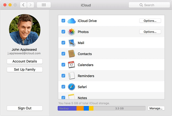 使用 iCloud Drive 將 iPhone 傳輸到 Mac