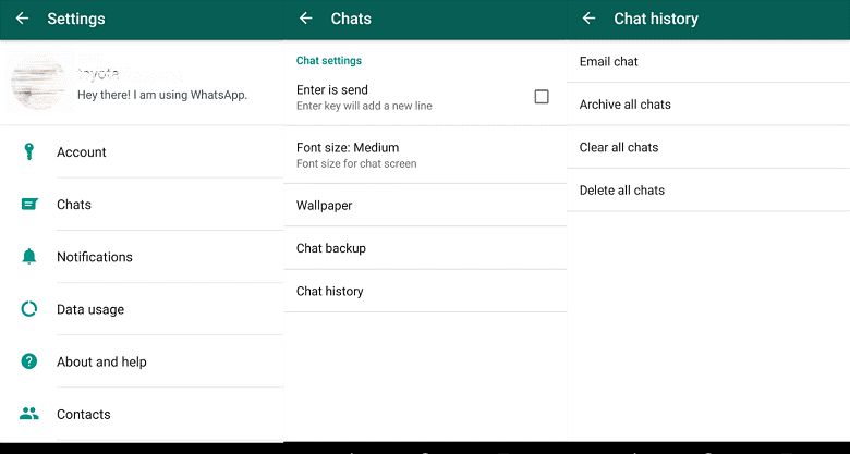使用您的 Android 設備通過電子郵件傳輸 WhatsApp 聊天