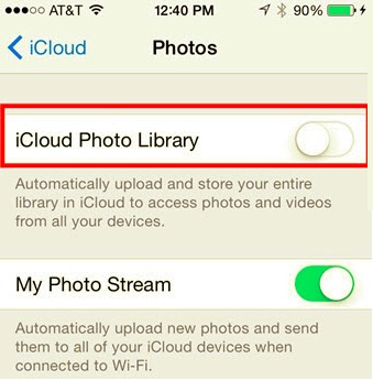 使用 iCloud 照片庫將照片從 iPhone 傳輸到硬盤