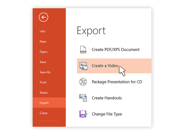 將 PowerPoint 製作成視頻