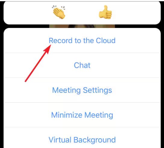 使用雲端在 iPhone 上錄製 Zoom 會議