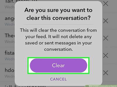 如何在 iPhone 上刪除 Snapchat 特定對話