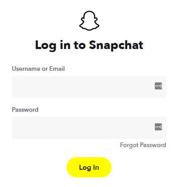 登錄您的帳戶以解鎖 Snapchat 帳戶