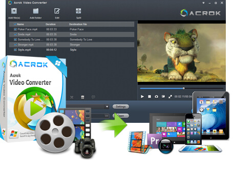 使用 Acrok Video Converter Ultimate 將 4K 轉換為 1080P