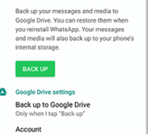 使用 Google Drive 將 WhatsApp 消息從 Android 傳輸到 Android